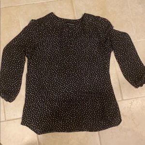 Fortune and Ivy split neck blouse